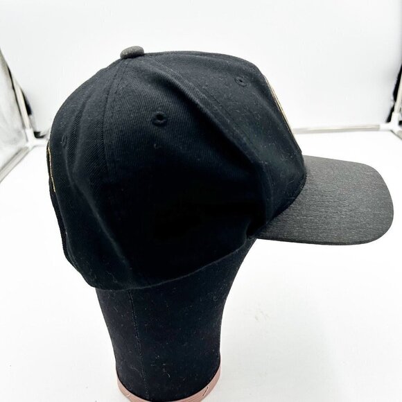 NBA Atlanta Hawks Zephyr Black/Gold Cap Hat Arena Exclusive Snapback 3D Logo - Picture 5 of 8